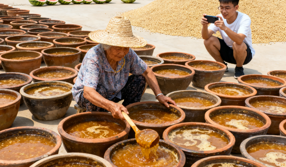 86 岁奶奶晒酱火上抖音！北漂小伙返乡接班，年销 2000 万带 200 乡亲赚钱